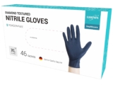 Gants jetables noir Nitrile