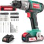 HYCHIKA Perceuse Visseuse Sans Fil 60Nm