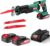 HYCHIKA Scie Sabre sans fil 18V + 2 Batteries