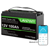 LANPWR 12V 100Ah 1280Wh