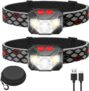 Lampe Frontale LED rechargeable x2