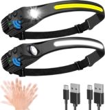Lampe Frontale Rechargeable 2 pièces