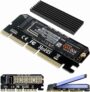 NVME Adaptateur PCIe x16 avec Dissipateur Thermique