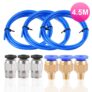 Lot PTFE 3 x 1.5M + Pneufits M6 et M10