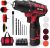 Perceuse Visseuse Sans Fil Meterk 12V + Kit Brosses