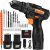 Perceuse Visseuse sans fil 12V 2 batteries