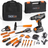Perceuse Visseuse sans fil Tacklife + kit d’outils 56 accessoires