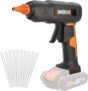 Pistolet à colle chaude sans fil WORX 18V