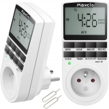 Prise Programmable Digitale 16A MAXCIO x2