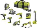 RYOBI – Pack 9 Outils 18V ONE+