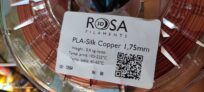 Test du filament silk Copper ROSA3D