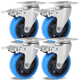 Lot de 4 Roulettes Pivotantes