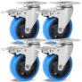 Lot de 4 Roulettes Pivotantes