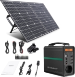 SWAREY Générateur Electrique Portable 166Wh avec panneaux solaires