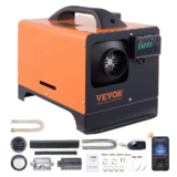 VEVOR Chauffage Diesel Tout-en-Un Portable 12V 8KW