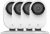 YI Camera de surveillance Wifi 1080p x4