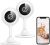 Camera de surveillance Wifi Goowls 1080p 2pcs