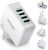 Chargeur USB 4 Ports Prise Secteur Internationale 5V/4.4A