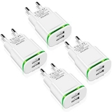 4 Chargeurs 2 ports USB 2.1A 5V