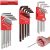 Clé Allen Meterk 34pcs Métrique/Torx/Impérial