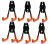 Crochets Suspensions d’atelier / garage x6