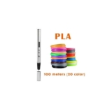 Stylo de gribouillage 3d argent oled 20 couleur filament pla