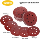 Disque de ponçage 120pcs Ø 125 mm