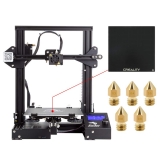 Creality Ender 3X + Verre trempé + 5 buses