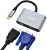HUB USB-C 2 en 1 HMDI 4K + VGA