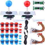 Kit Joystick Arcade 2 joueurs Longruner