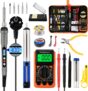 Kit complet fer à souder + multimètre + accessoires
