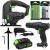 Kit Perceuse-Visseuse + Scie sauteuse Sans fil GALAX PRO