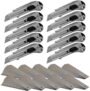 Lot 10 Cutters Aluminium 18mm + 100 lames