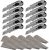 Lot 10 Cutters Aluminium 18mm + 100 lames