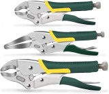 Lot de 3 pinces Autobloquantes