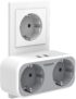 MULTIPRISE 4 en 1 (2x200V/16A & 2x5V/2.4A USB)