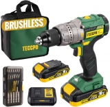 Perceuse sans fil TECCPO 60Nm + 2 batteries