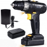 Perceuse Visseuse Sans Fil TECCPO + 2 batteries