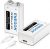 2 Piles 9V rechargeable en USB