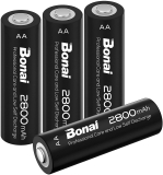 Piles rechargeables AA BONAI