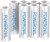 Piles rechargeable AAA Ni-Mh 1000mAh x8 1200 cycles