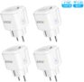 Prise Connectées Wifi AWOW x4