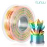 PLA SUNLU SHINY SILK RAINBOW 1.75mm 1KG