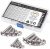 Kit Vis et Écrou 500pcs M3 M4 M5 Inox