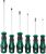 Lot de 6 tournevis WIESEMANN 80218