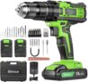 Perceuse Visseuse Sans Fil Ginour 18V + 2 batteries + 66 accessoires