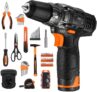 Perceuse Visseuse sans fil 12V Tacklife + Outils